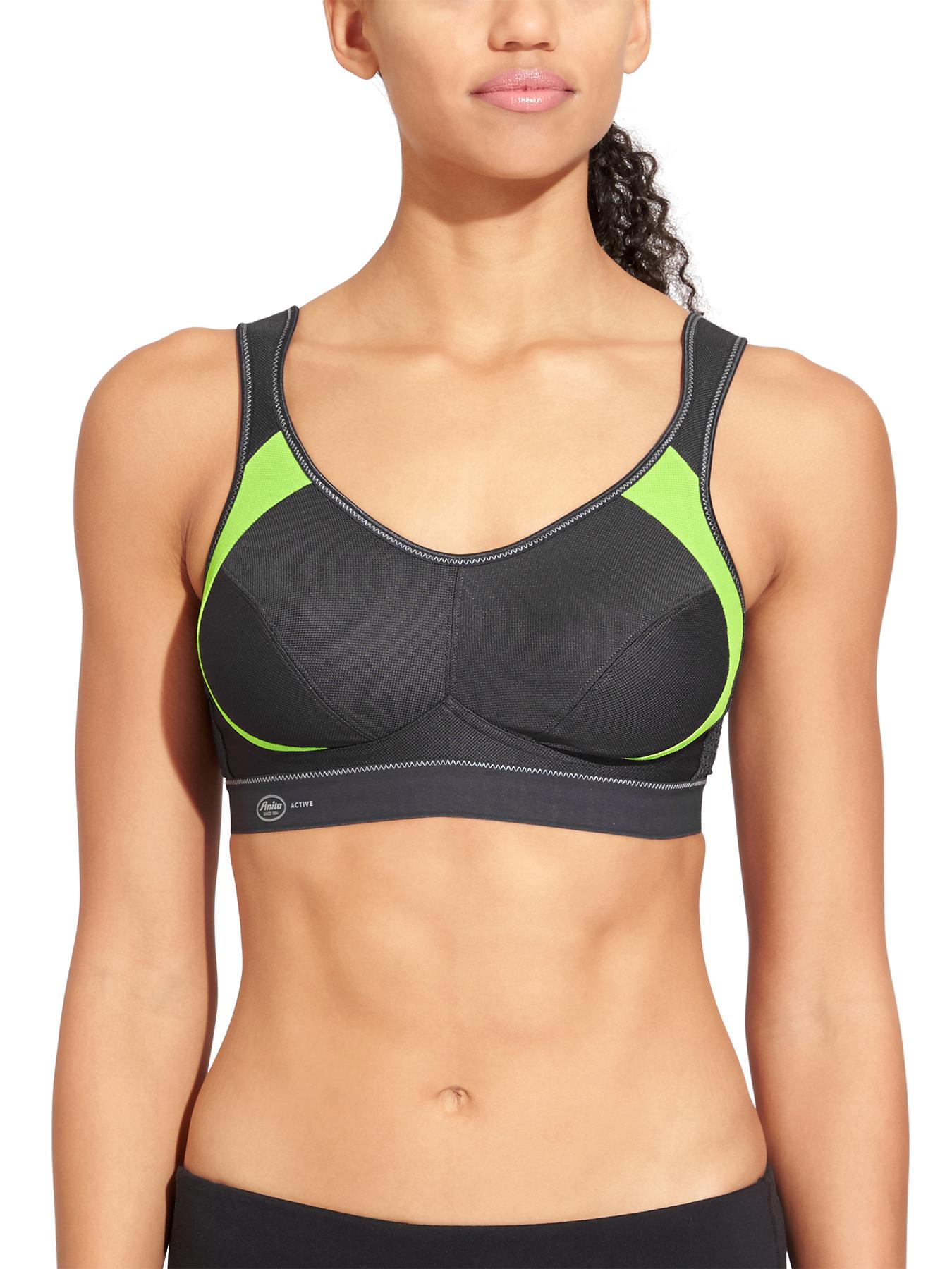 Courage Sports bra, White, Extreme Support with Cool Max Technology