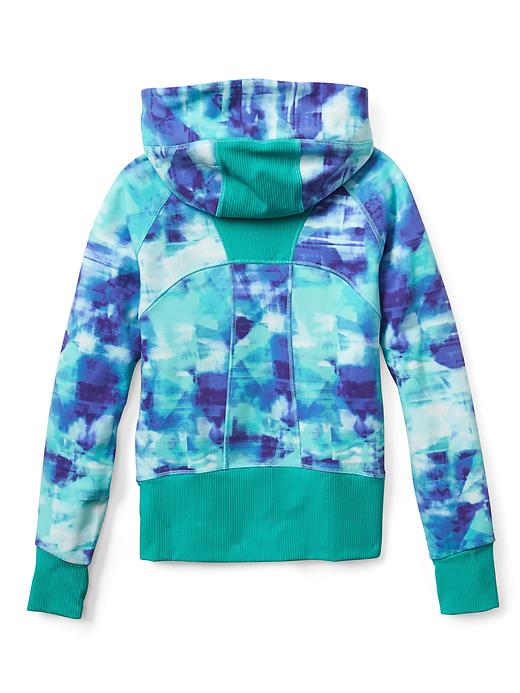 View large product image 2 of 3. Athleta Girl Printed Hangout Hoodie