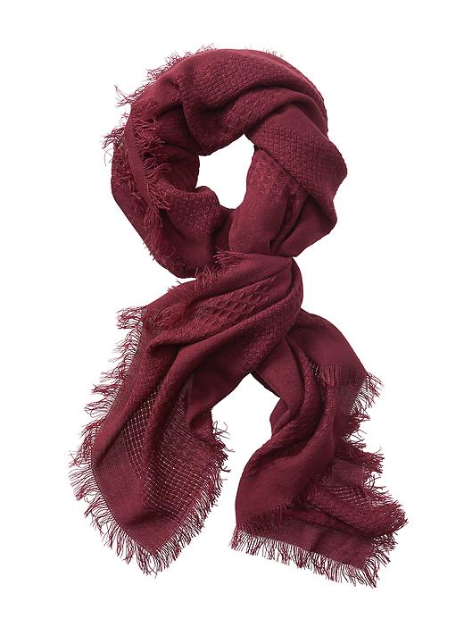 View large product image 1 of 2. Textured Blanket Scarf