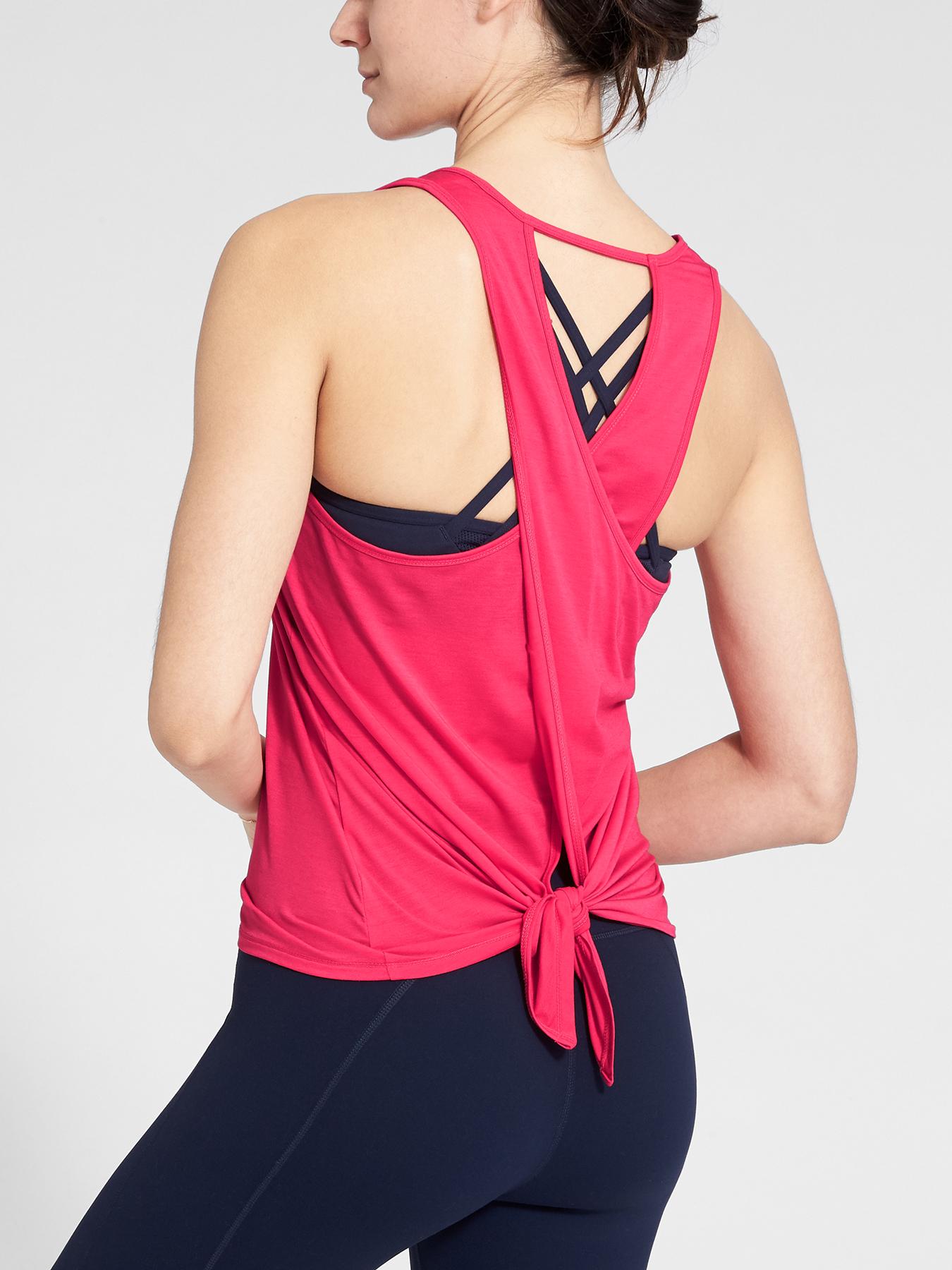 Essence Tie Back Tank, Athleta