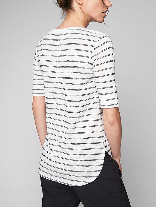 View large product image 2 of 2. Stripe Breezy Tee