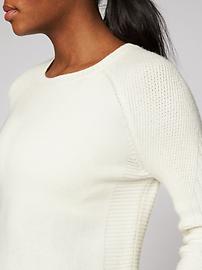 View large product image 3 of 3. Wool Cashmere Textured Sweater