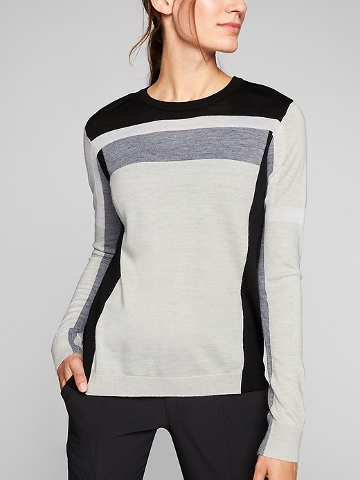 Image number 1 showing, Merino Strobe Sweater
