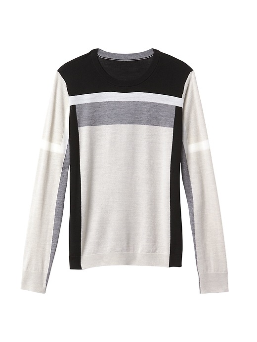 Image number 3 showing, Merino Strobe Sweater