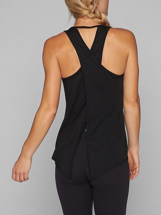 View large product image 1 of 1. Essence Tie Back Tank