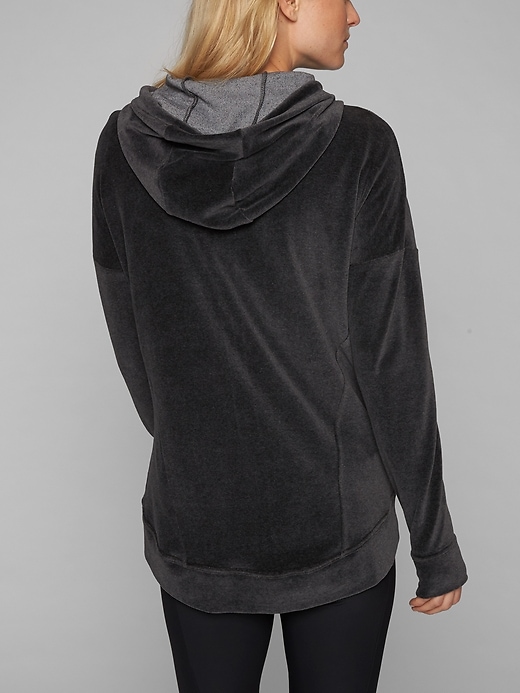 View large product image 2 of 3. Velour Hoodie