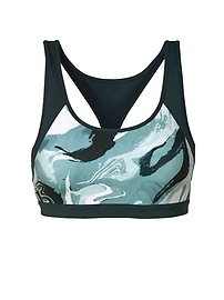View large product image 3 of 3. Green Marble Triple Dare Bra