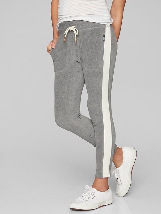 View large product image 1 of 3. Athleta Girl Velour Jogger