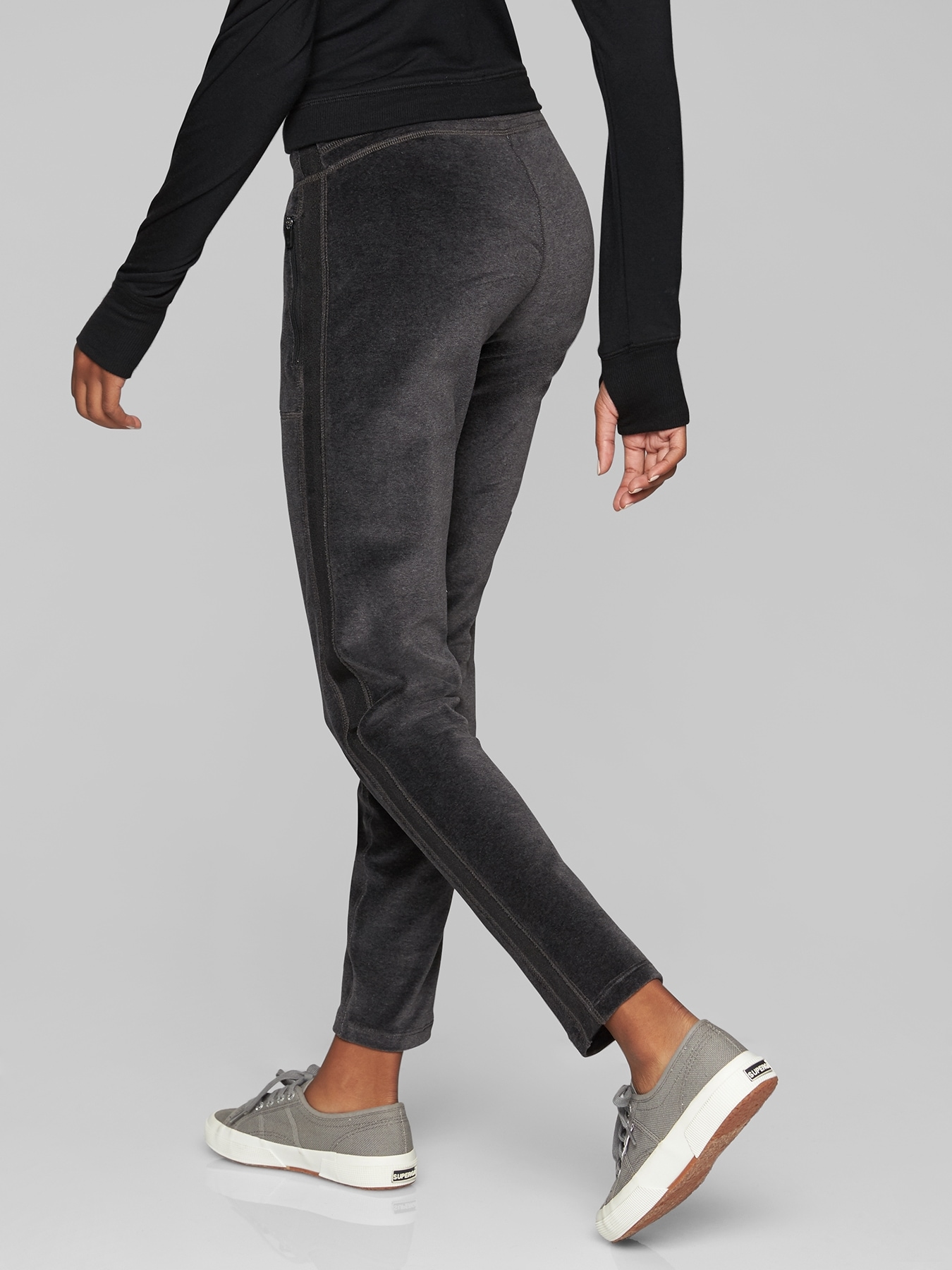 Athleta velour jogger new arrivals