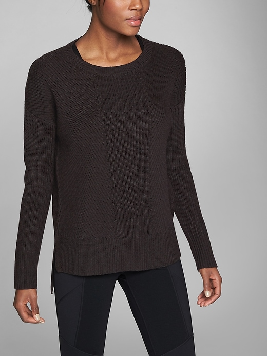 View large product image 1 of 1. Merino Tunic Sweater