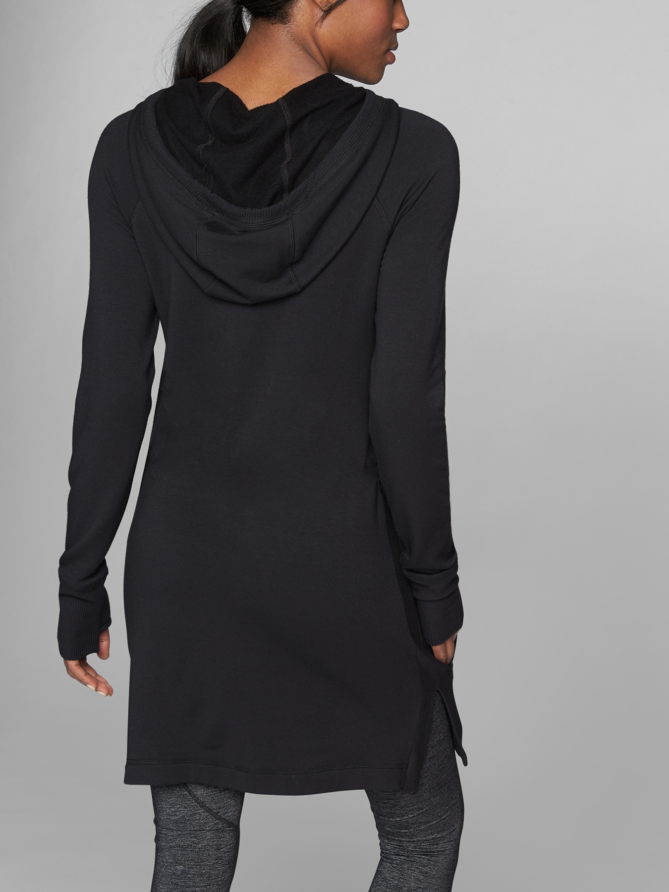 Cowl Lounge Sweatshirt Dress