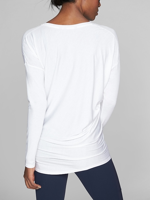 Image number 3 showing, Threadlight Asym Relaxed Long Sleeve