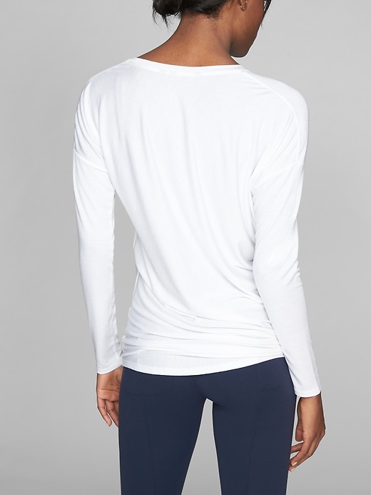 Image number 2 showing, Threadlight Asym Relaxed Long Sleeve