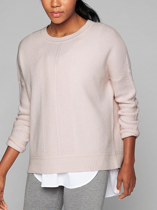 View large product image 1 of 1. Wool Cashmere Habitat Sweater