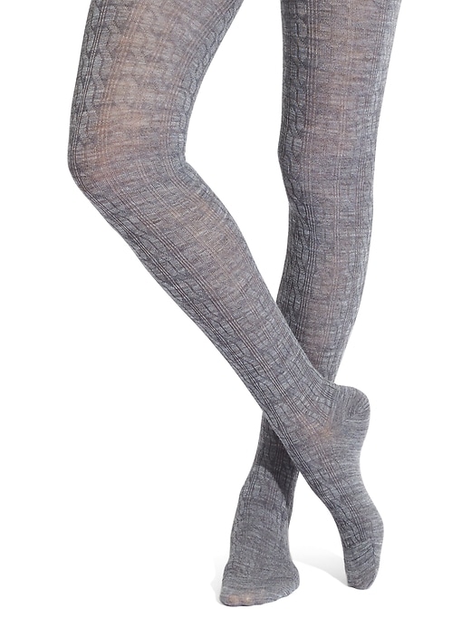 View large product image 1 of 1. Cable Tights by Smartwool&#174