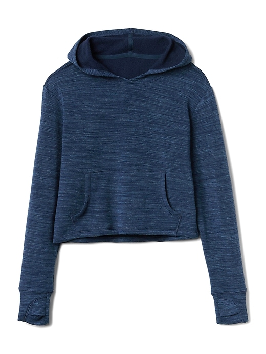 View large product image 1 of 2. Athleta Girl Crop 'till you drop hoodie