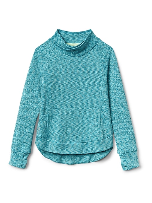 View large product image 1 of 2. Athleta Girl Spacedye Pullover