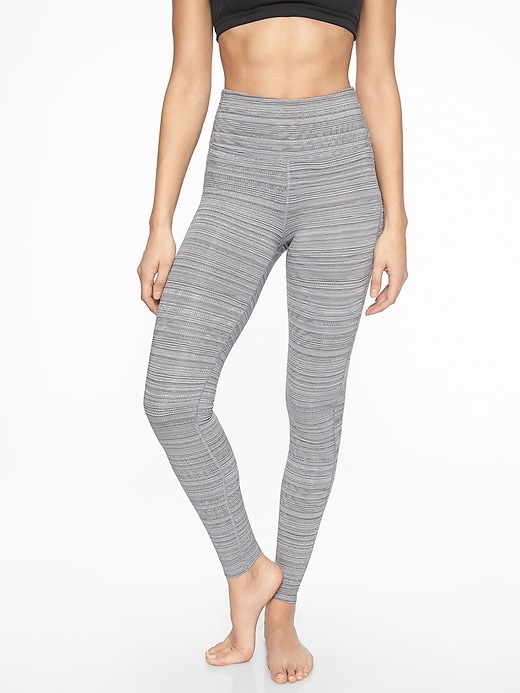 View large product image 1 of 1. High Rise Jacquard Chaturanga&#153 Tight