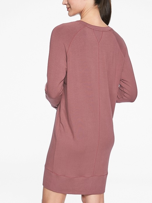 Image number 2 showing, Nirvana V&#045Neck Sweatshirt Dress