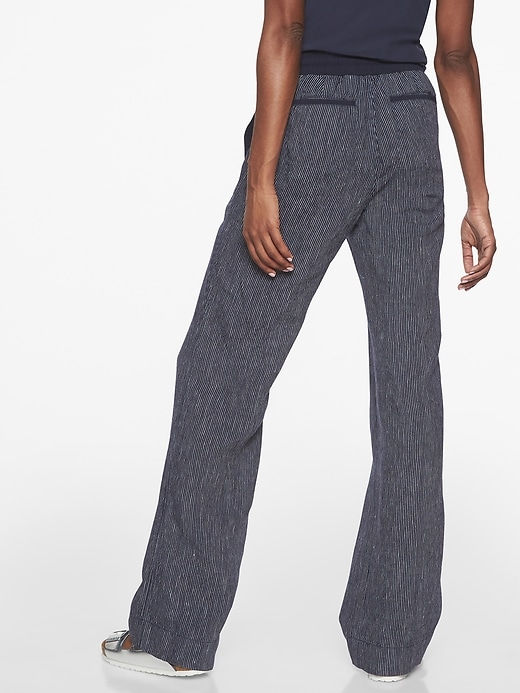 Image number 2 showing, Stripe Bali Linen Trouser