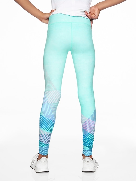 View large product image 2 of 2. Athleta Girl Printed Chit Chat Tight