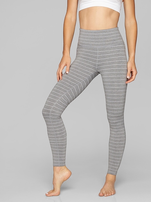 High Rise Heather Stripe Chaturanga Tight