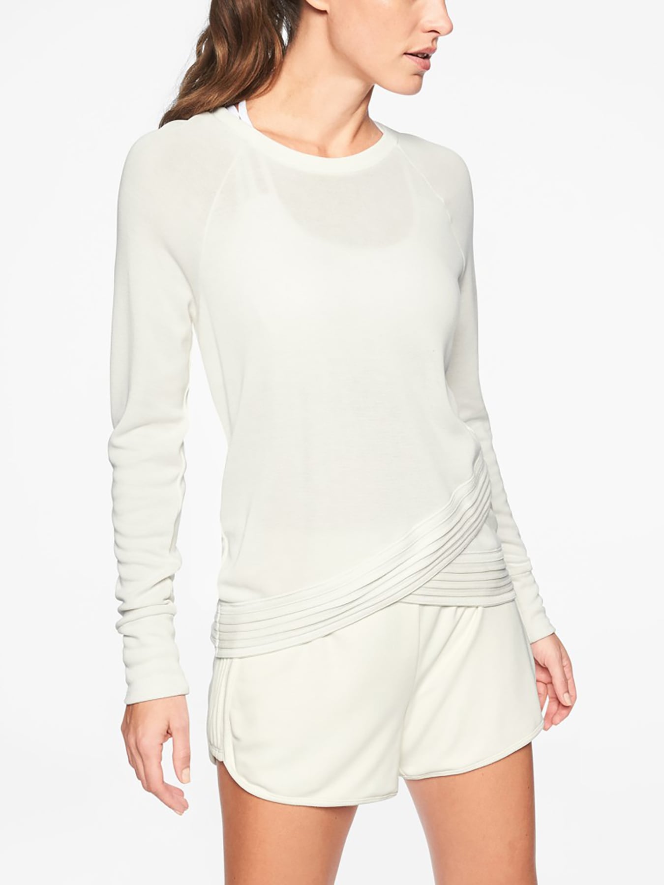 Athleta serenity shop criss cross sweatshirt