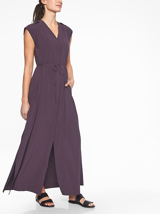 elegant long evening dresses near me Elegant A Line Half Sleeves Chiffon Long Prom Dress main image 0