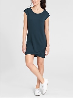 criss cross short sleeve dress athleta summer dresses cute