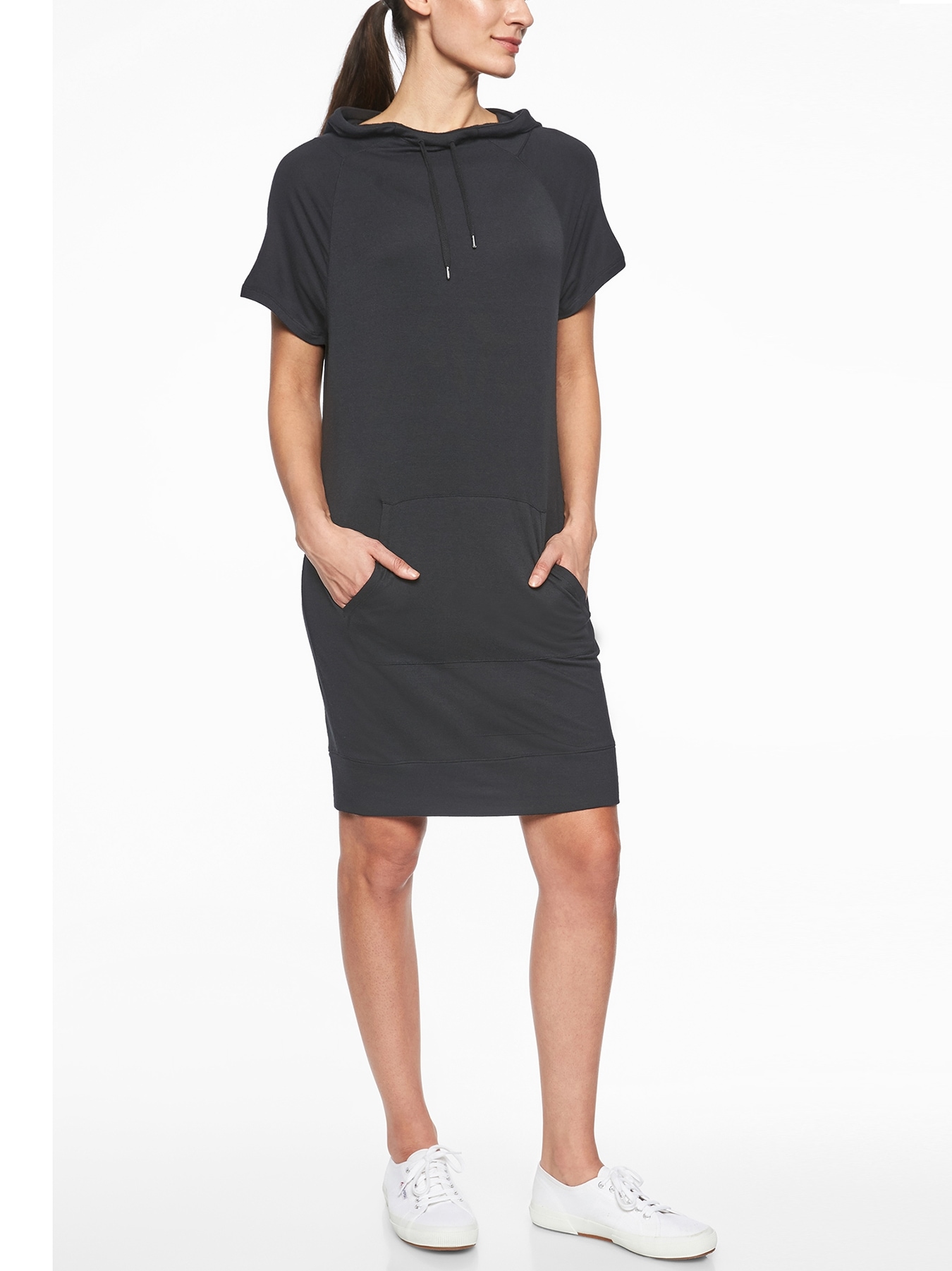 Coaster Short Sleeve Sweatshirt Dress Athleta