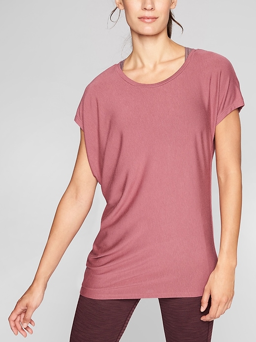 Image number 1 showing, Threadlight Asym Relaxed Tee