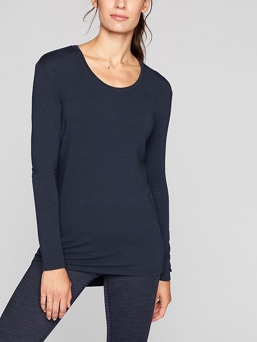 Image number 1 showing, Threadlight Relaxed Long Sleeve