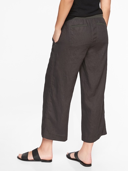 Image number 2 showing, Bali Linen Crop Pant