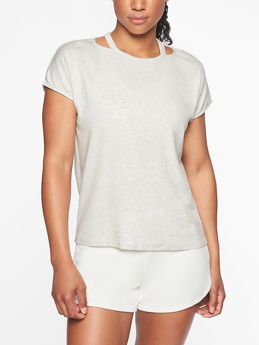 Image number 1 showing, Glimpse Open Neck Tee