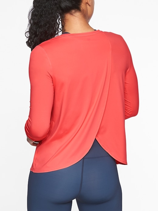 View large product image 1 of 1. Sunlover UPF Tulip Back Top