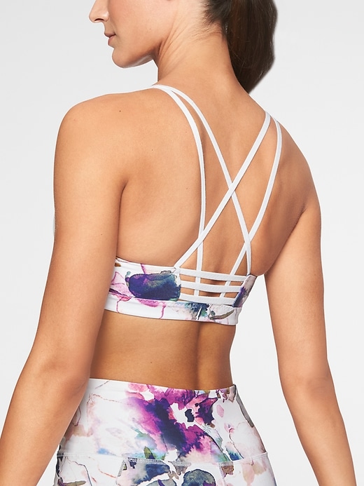 Image number 1 showing, Printed Strappy&#45Go&#45Lucky Bra