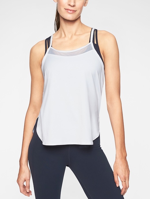 View large product image 1 of 1. Strappy Back Chi Tank