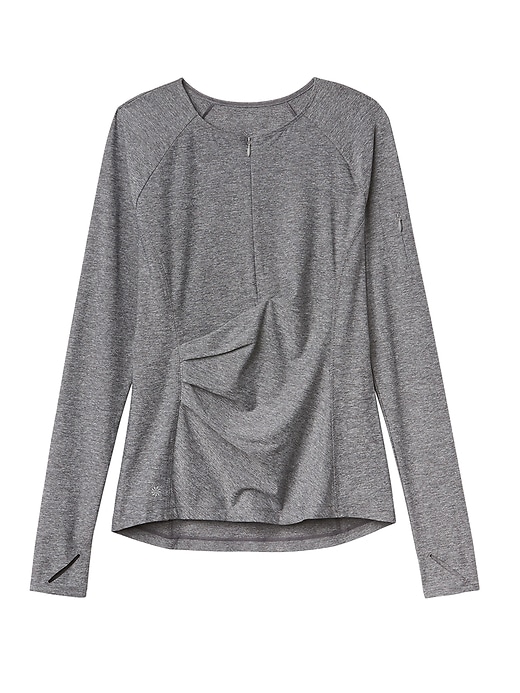 Image number 5 showing, Pacifica Wrap Front Heather Top