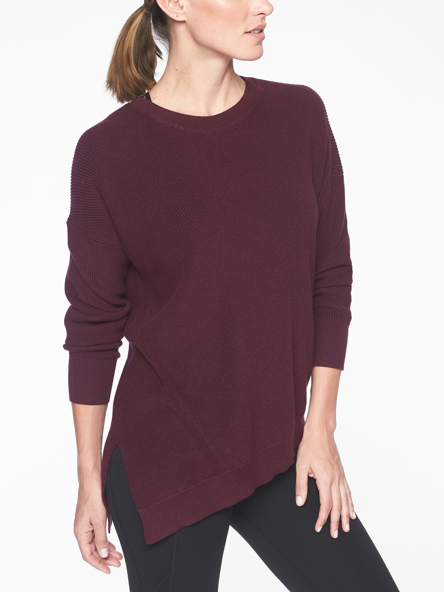 Athleta 2025 asymmetrical sweater