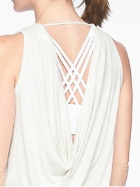 View large product image 3 of 3. Revive Drape Back Tank