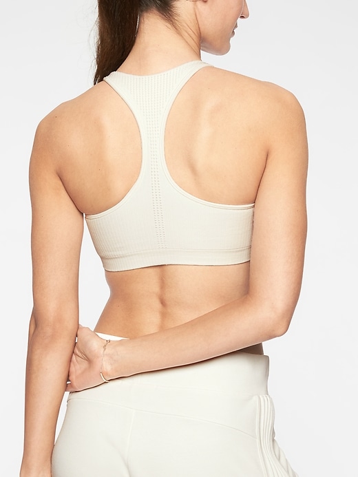 Athleta pura organic cotton sports bra size medium