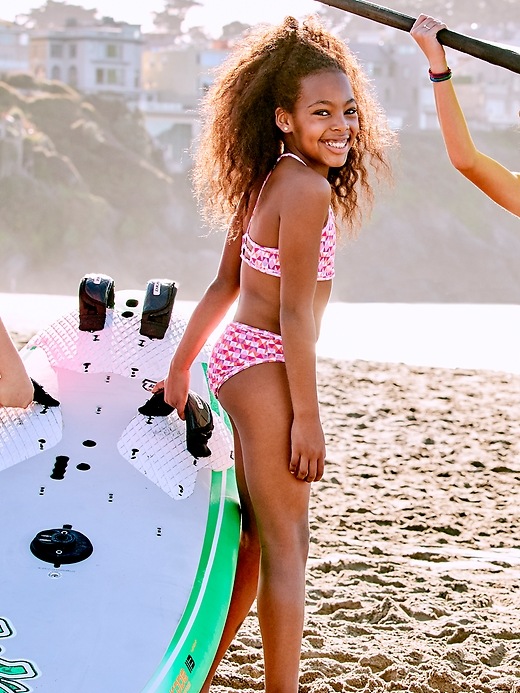 Image number 4 showing, Athleta Girl Surfs Up Reversible Bikini Top