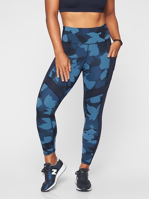 Image number 1 showing, All In Camo 7/8 Tight