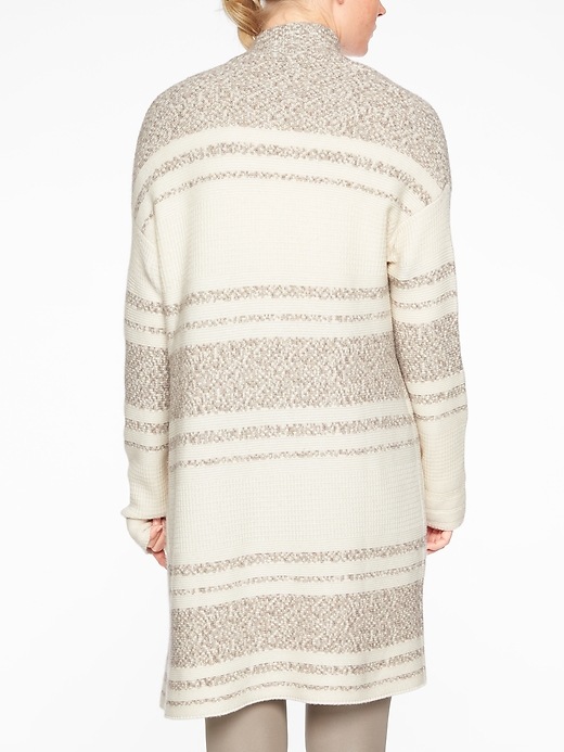 Image number 2 showing, Wool Cashmere Panorama Point Sweater Wrap