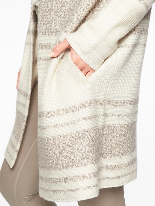 Image number 3 showing, Wool Cashmere Panorama Point Sweater Wrap
