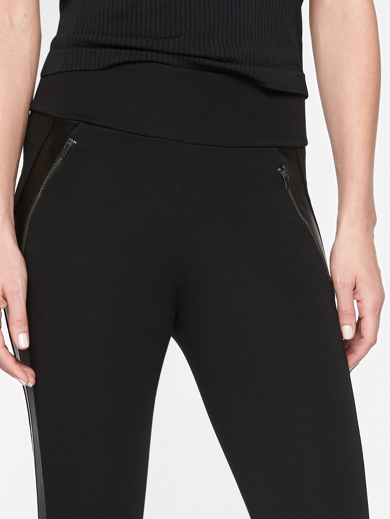 Athleta Black Leather Pants for Women