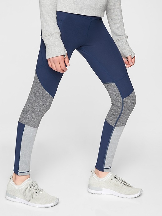 View large product image 1 of 3. Athleta Girl Spliced Chit Chat Tight