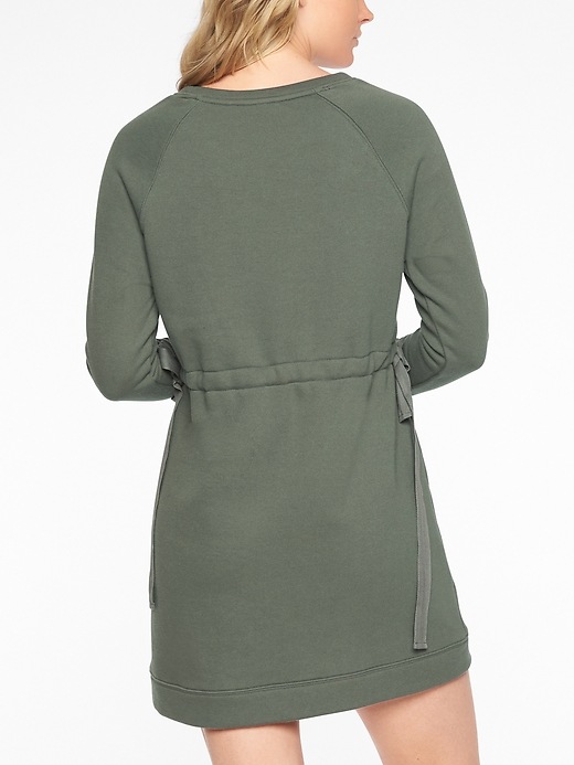 cinch waist sweater dress Black with Tie Knit Thickness Athleta Cinch Waist Sweatshirt Studio