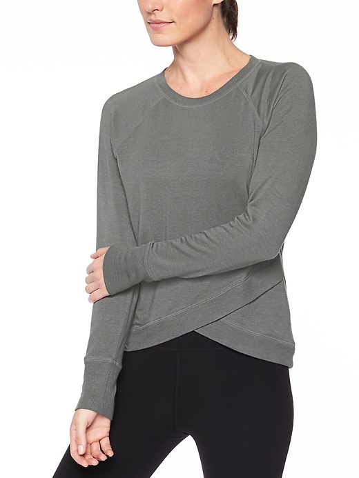 Athleta criss hot sale cross sweatshirt