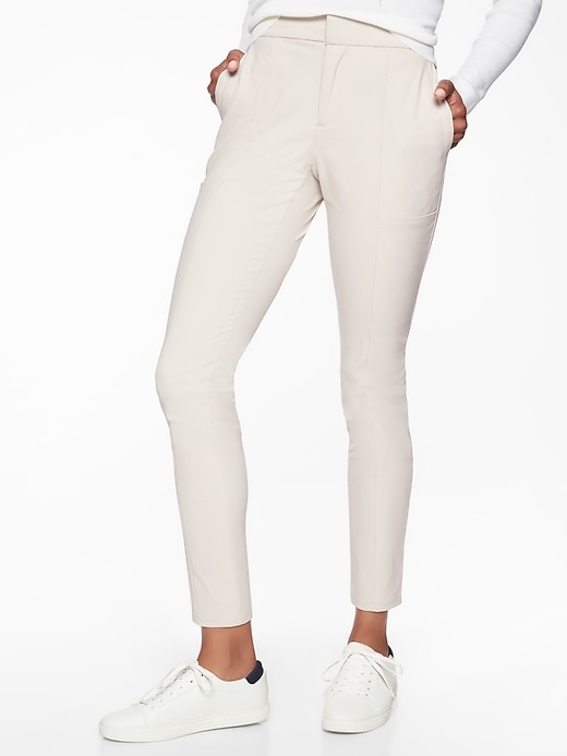 1 of 8 showing, with the color Birch Grey of product Wander Stash Skinny Pant